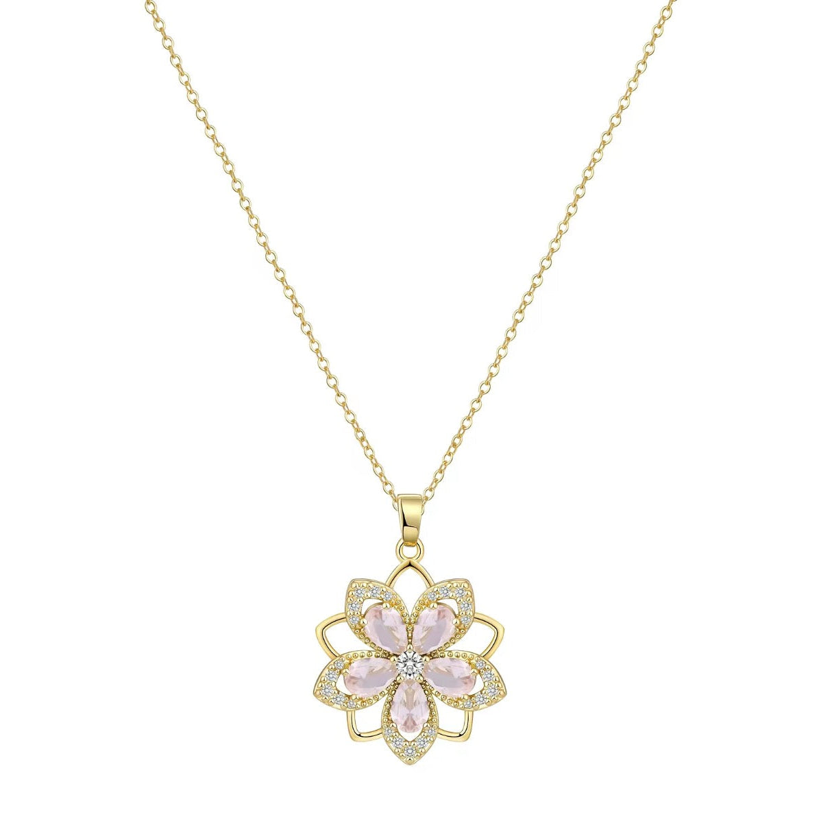 AWARE 14K Anxiety Fidget Birth Stone Necklace