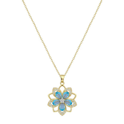 AWARE 14K Anxiety Fidget Birth Stone Necklace