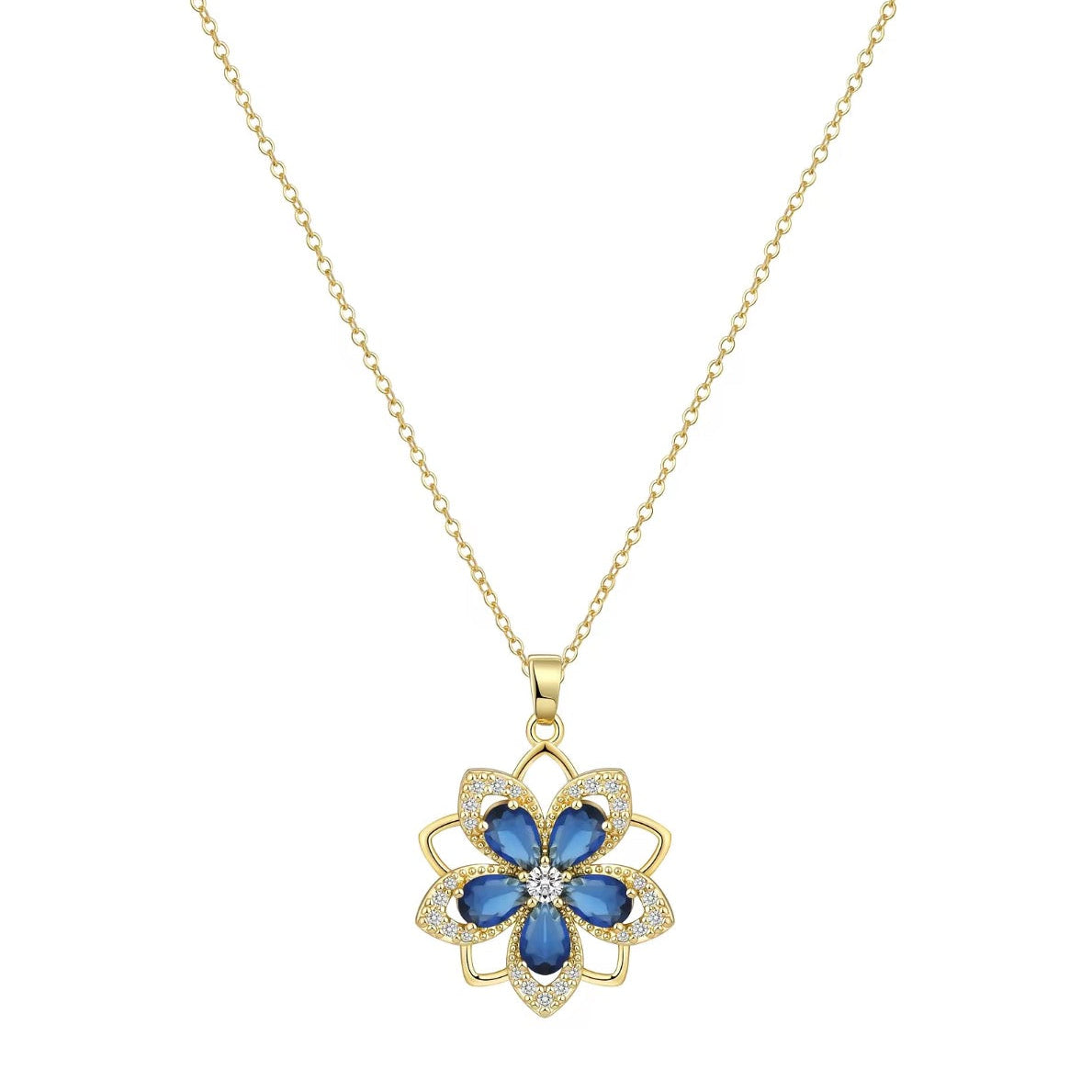 AWARE 14K Anxiety Fidget Birth Stone Necklace