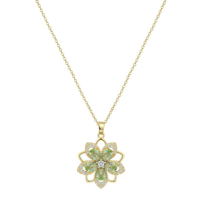 AWARE 14K Anxiety Fidget Birth Stone Necklace