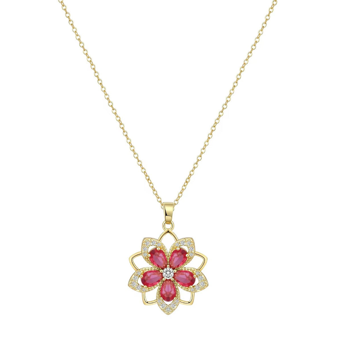 AWARE 14K Anxiety Fidget Birth Stone Necklace