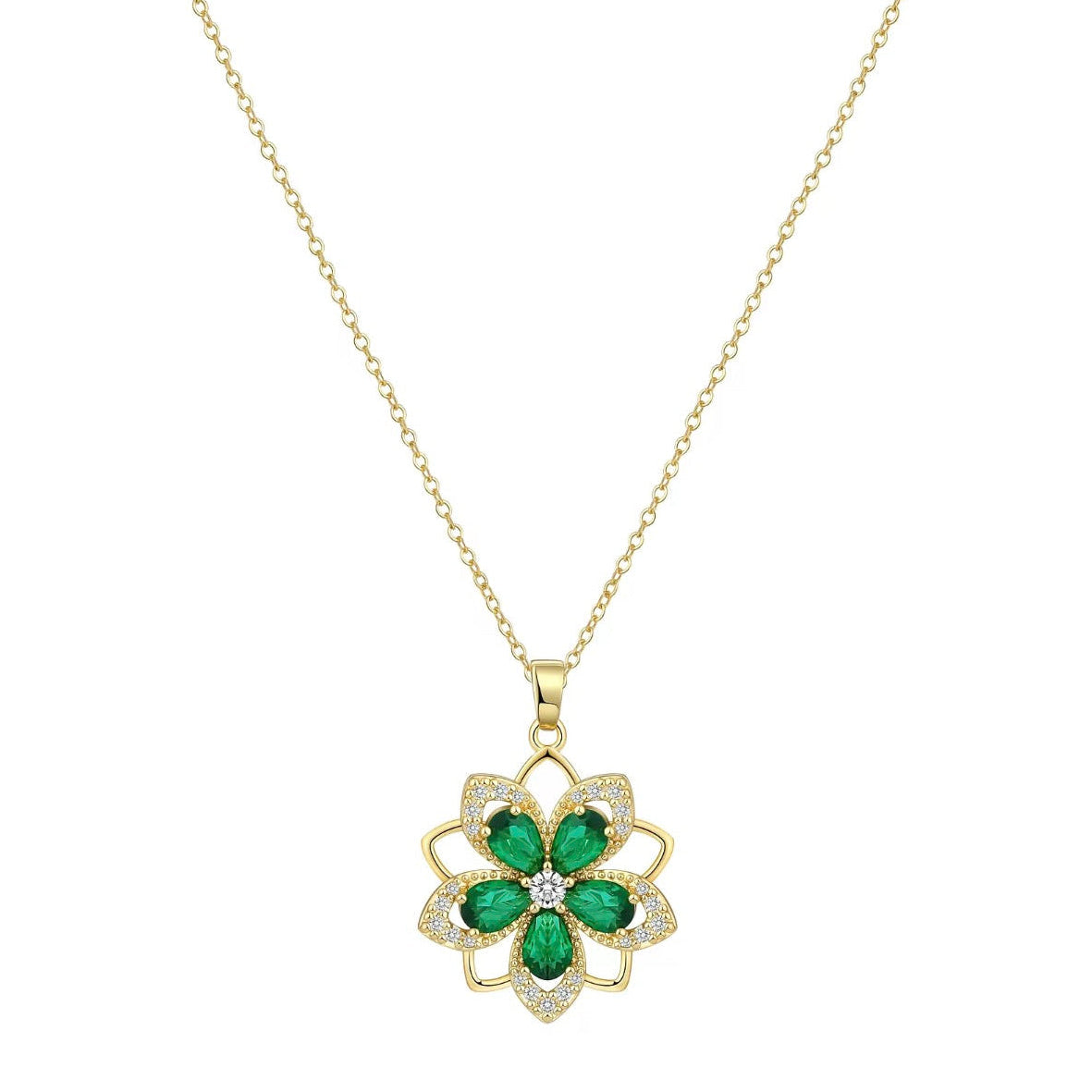 AWARE 14K Anxiety Fidget Birth Stone Necklace