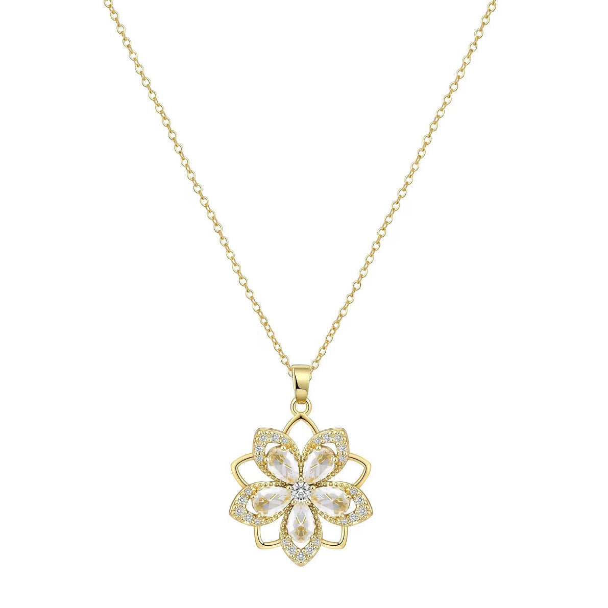 AWARE 14K Anxiety Fidget Birth Stone Necklace
