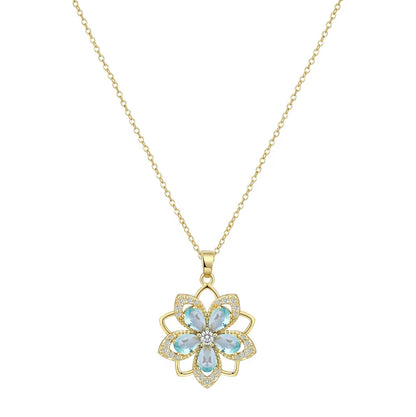 AWARE 14K Anxiety Fidget Birth Stone Necklace