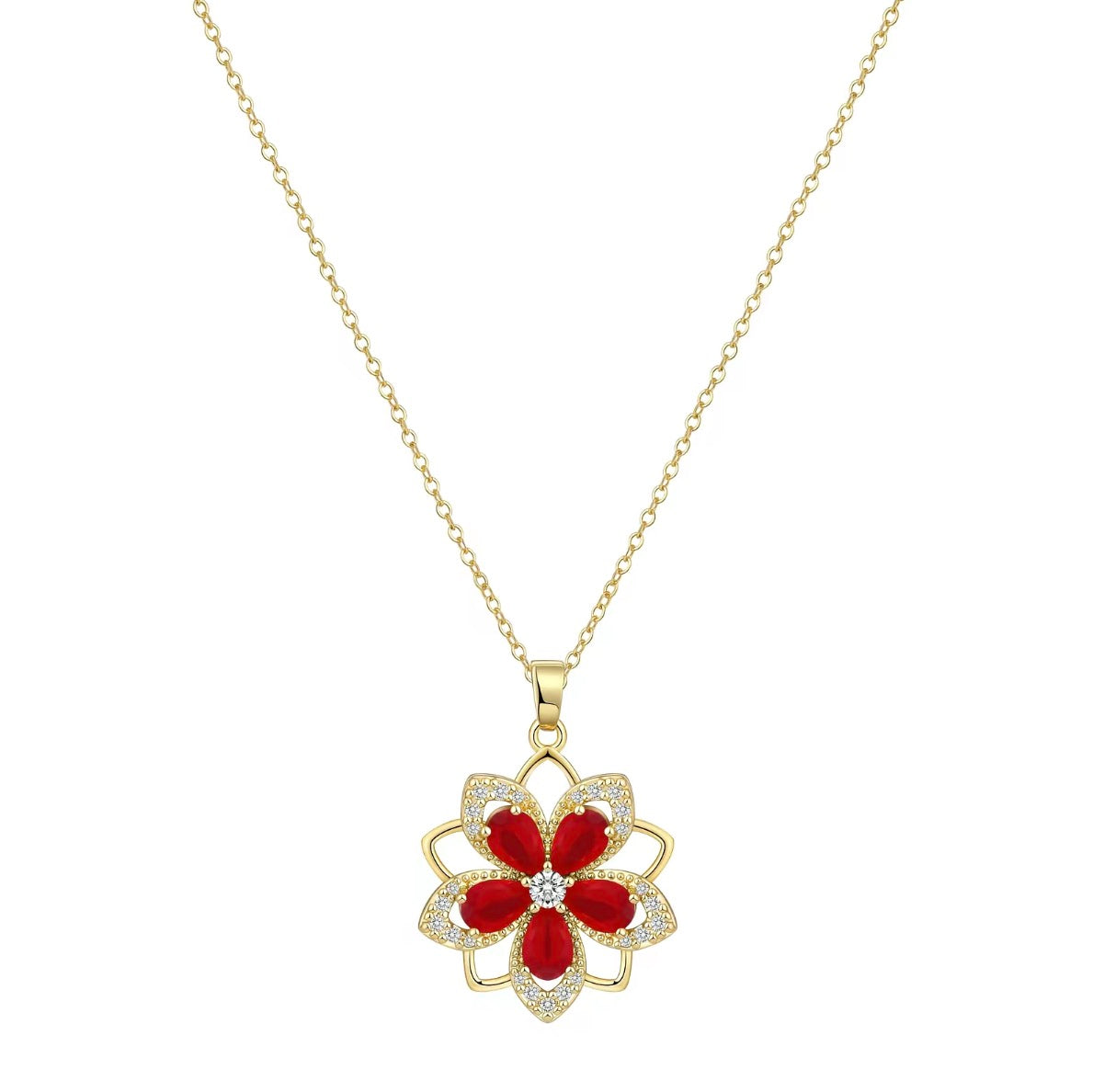 AWARE 14K Anxiety Fidget Birth Stone Necklace