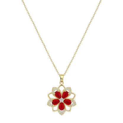 AWARE 14K Anxiety Fidget Birth Stone Necklace