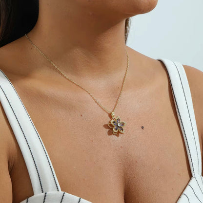 AWARE 14K Anxiety Fidget Birth Stone Necklace