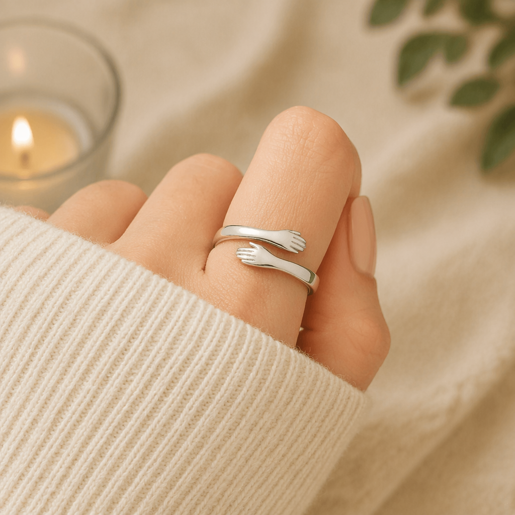 To My Grand Daughter.. "Always Together" Hug Ring